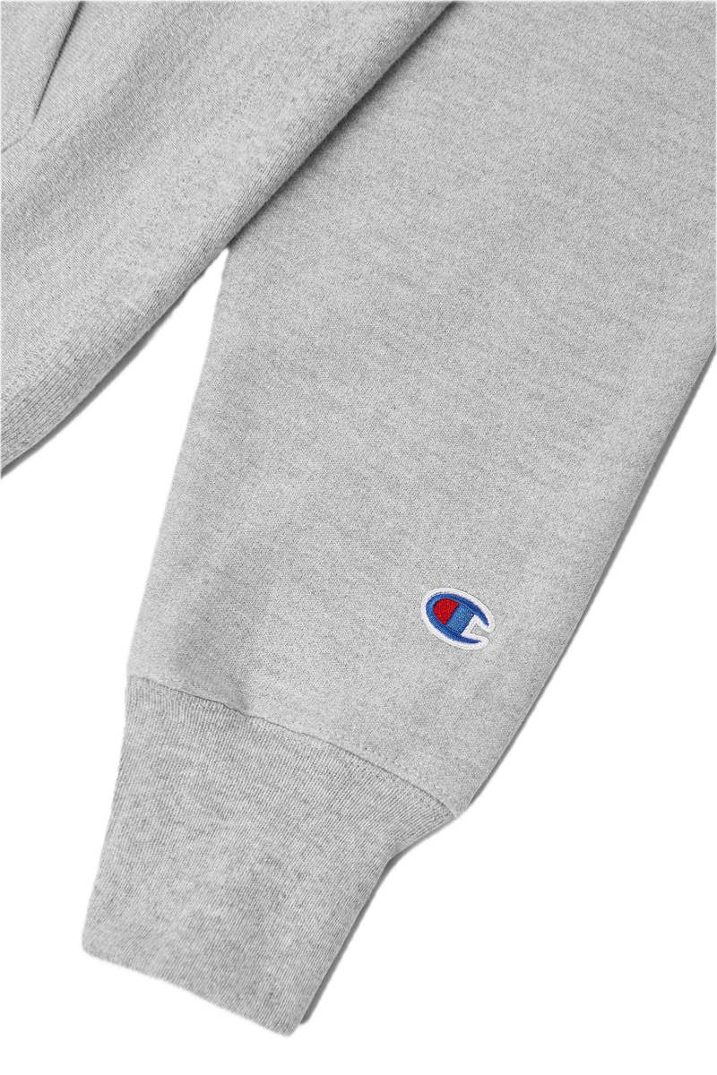 ESL x Champion Patch Pullover Hoodie Oxford Grey