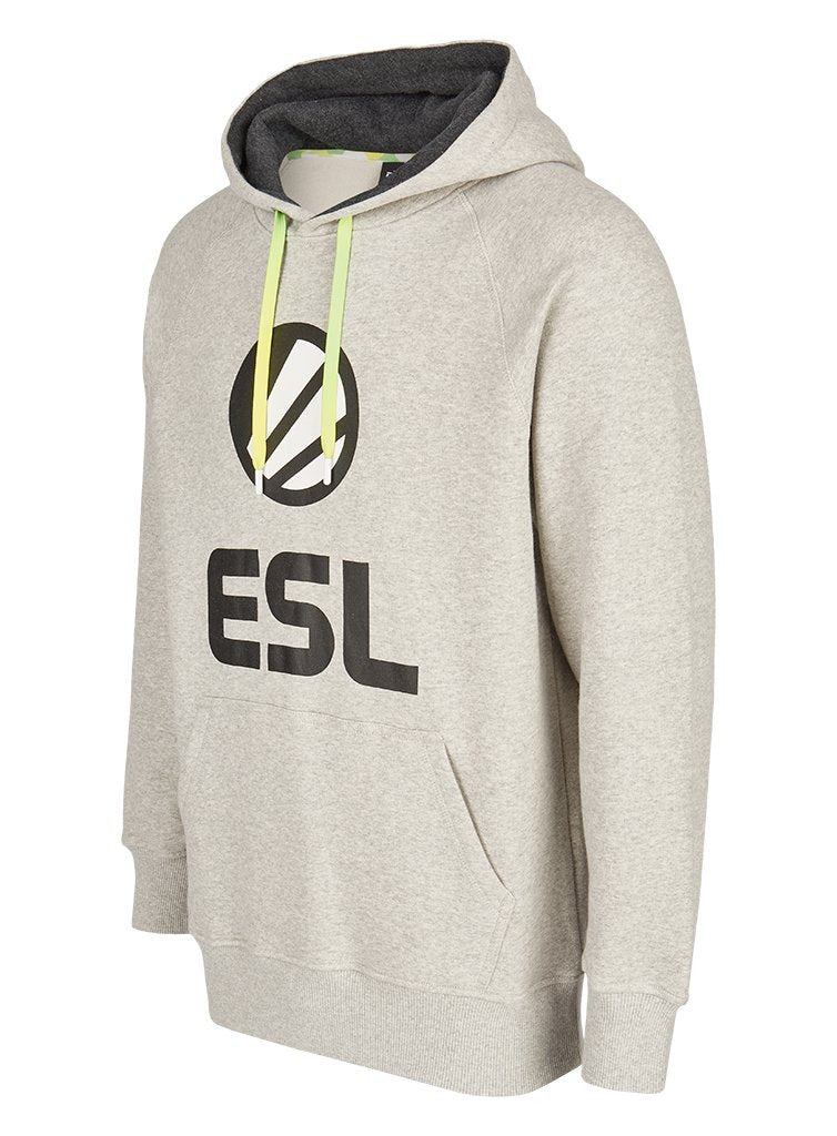 ESL Pullover Hoodie Light Grey – ESL Shop - Main Image