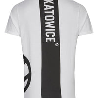 ESL Local Hero Katowice Short Sleeve T-Shirt Stripe White