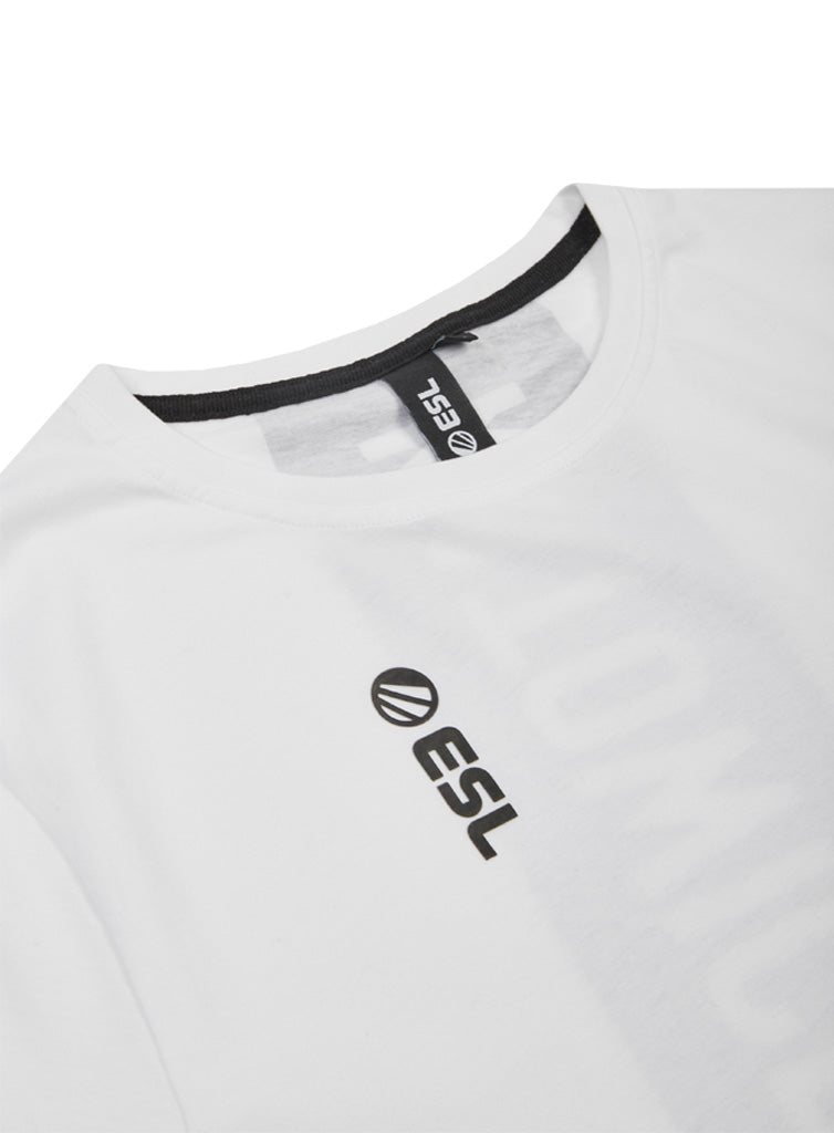 ESL Local Hero Katowice Short Sleeve T-Shirt Stripe White