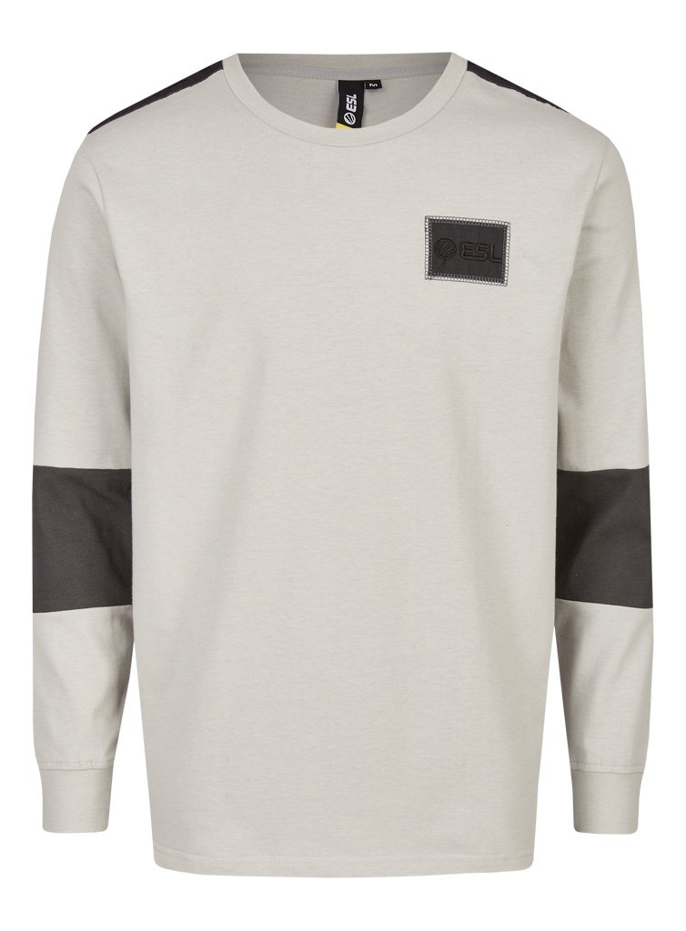 ESL Monochrome Long Sleeve T-Shirt Grey