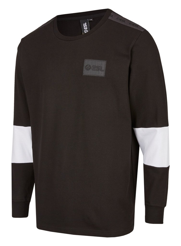 ESL Monochrome Longsleeve T-Shirt Black