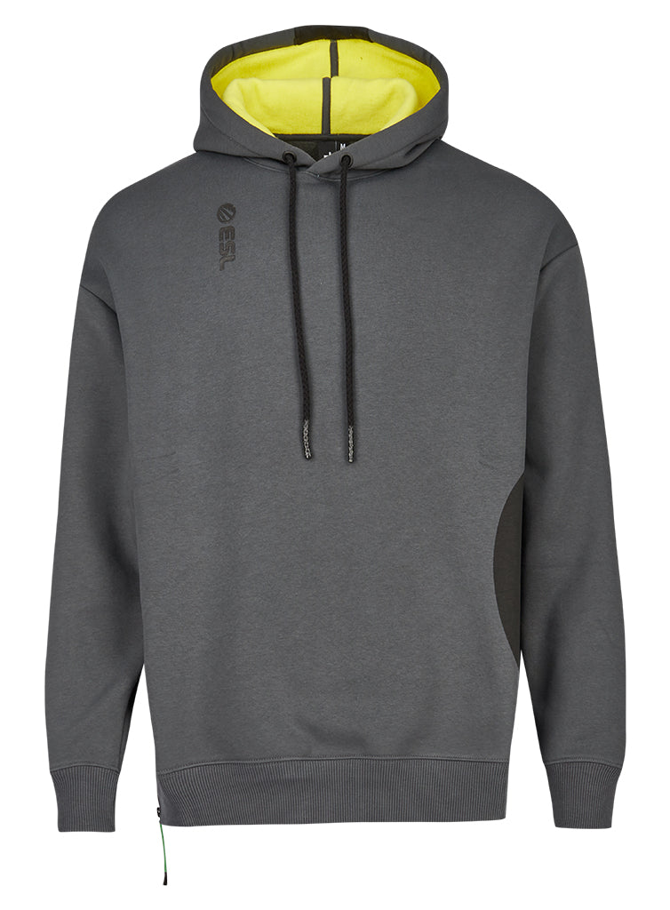 ESL Oversized Zip Hoodie Grey