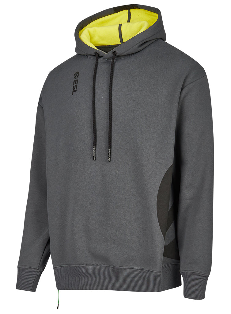 ESL Oversized Zip Hoodie Grey