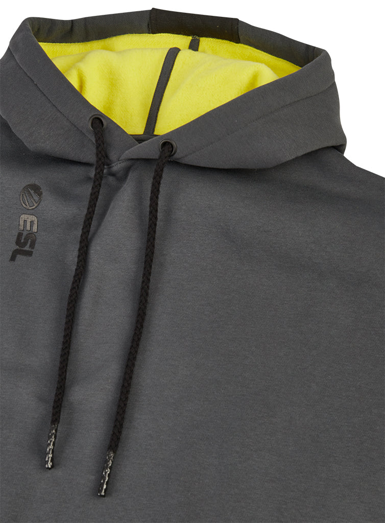 ESL Oversized Zip Hoodie Grey