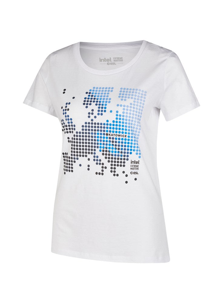 IEM Katowice LE Women's Map Short Sleeve T-shirt Black