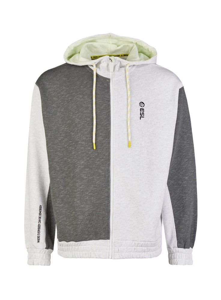 ESL Essentials Zip Hoodie Grey – ESL Shop