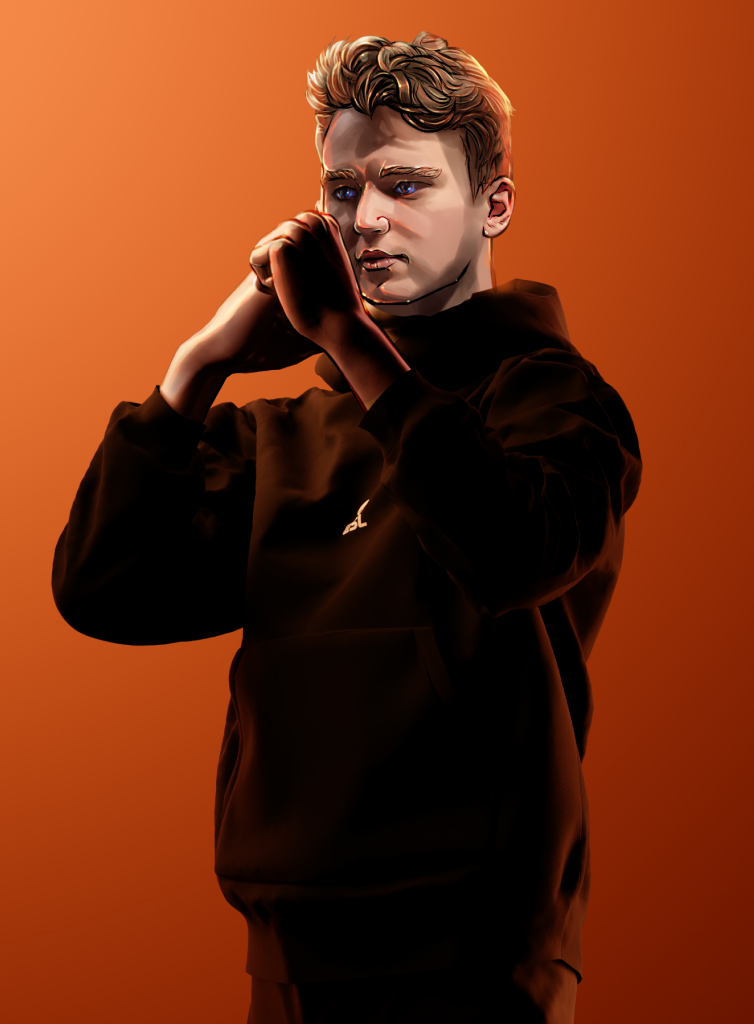 Face top champion hoodie