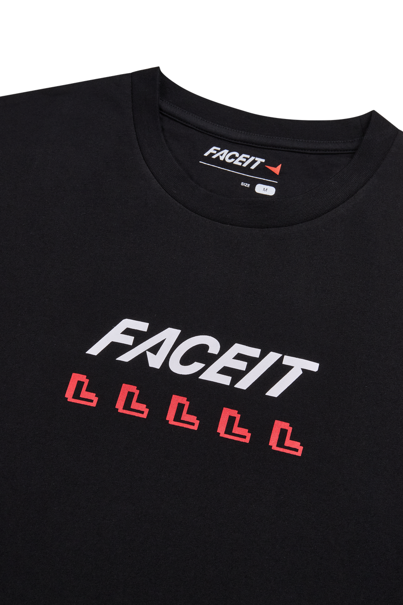 FACEIT Loss Streak Short Sleeve T-Shirt Black – ESL Shop
