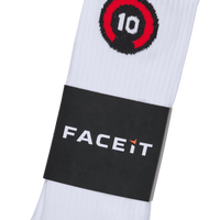 FACEIT L10 [One Pair] Socks White