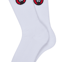 FACEIT L10 [One Pair] Socks White