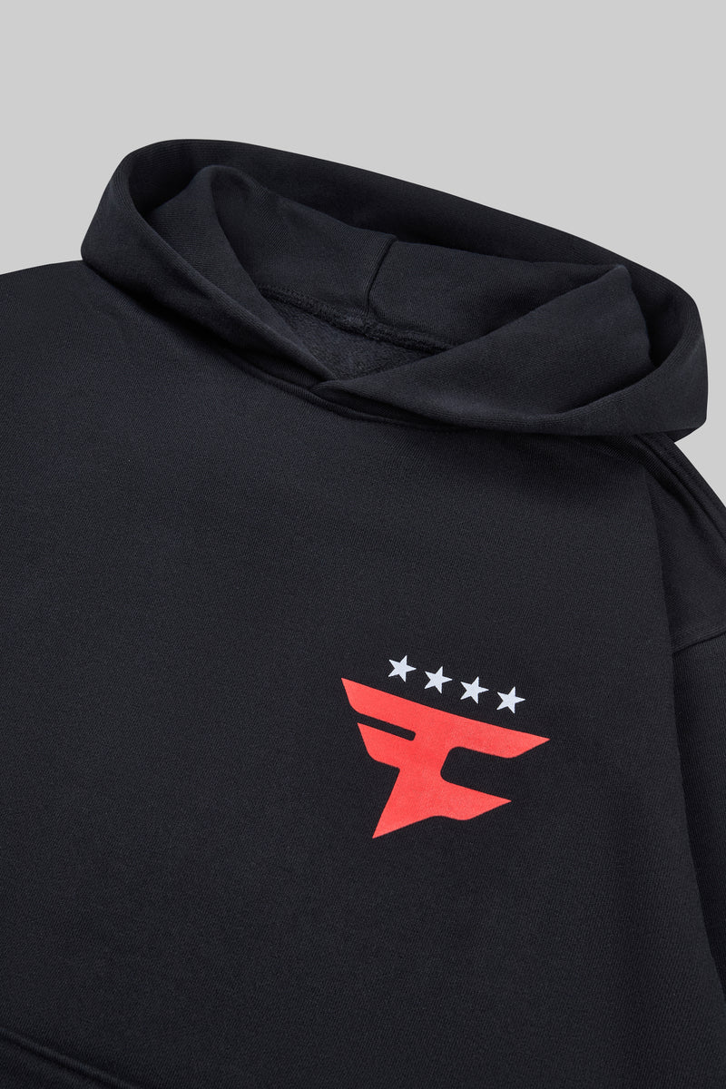 Faze Clan Pocket Logo Pullover Hoodie Black