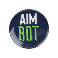 IEM Cologne 2025 AIM BOT Pinback Button Black