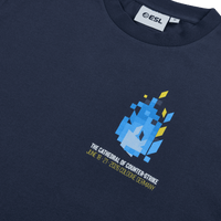 IEM Cologne 2026 Geometric Short Sleeve T-Shirt Navy Blue