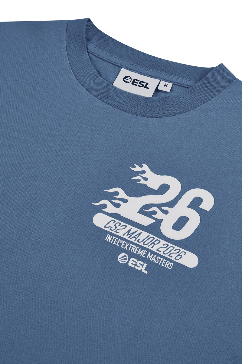 IEM Cologne 2026 Cup Short Sleeve T-Shirt Dusty Blue