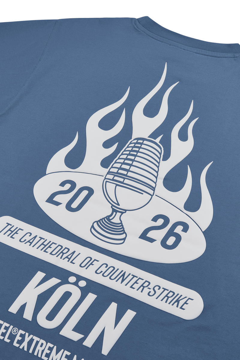 IEM Cologne 2026 Cup Short Sleeve T-Shirt Dusty Blue