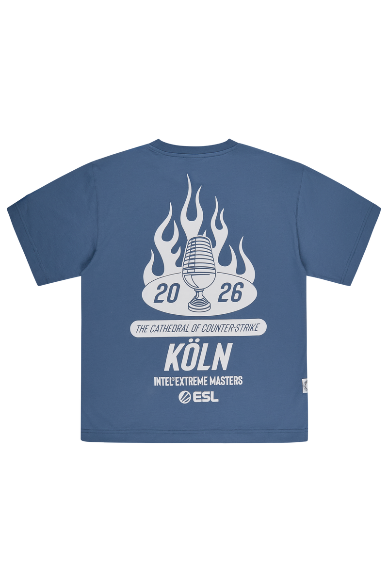 IEM Cologne 2026 Cup Short Sleeve T-Shirt Dusty Blue