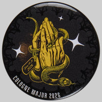 IEM Cologne 2026 Snake Pinback Button Black