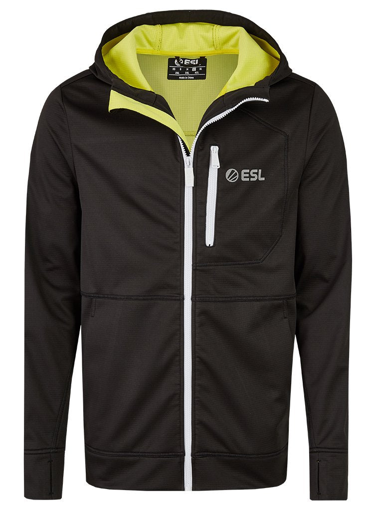 ESL Premium Softshell Zip Jacket Black – ESL Shop