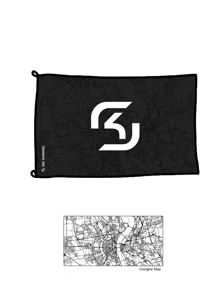 SK Gaming Flag Black