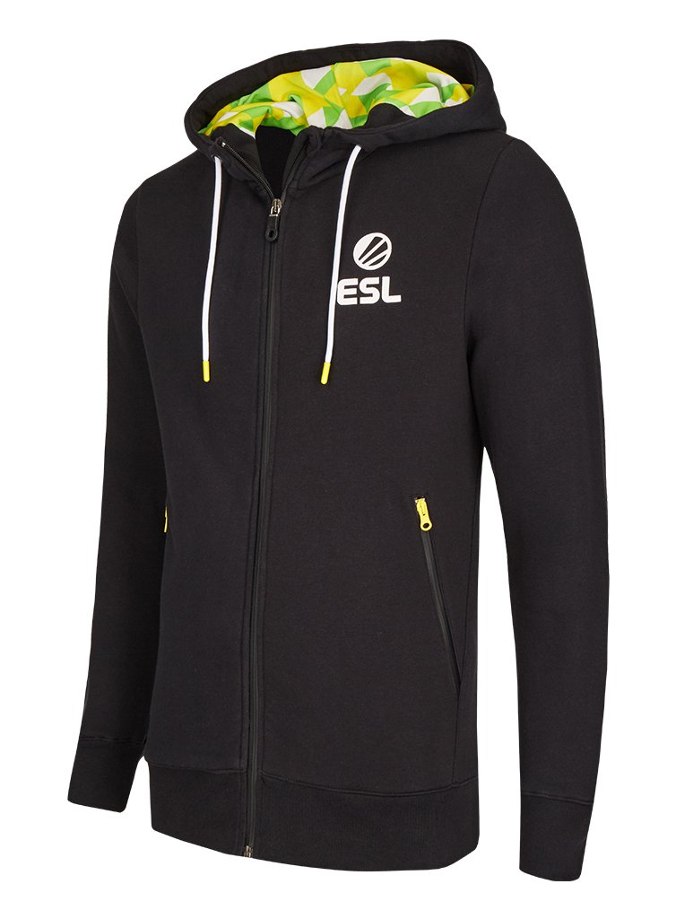 ESL Premium Zip Hoodie Black – ESL Shop - Main Image