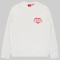 Valentines Sweatshirt White