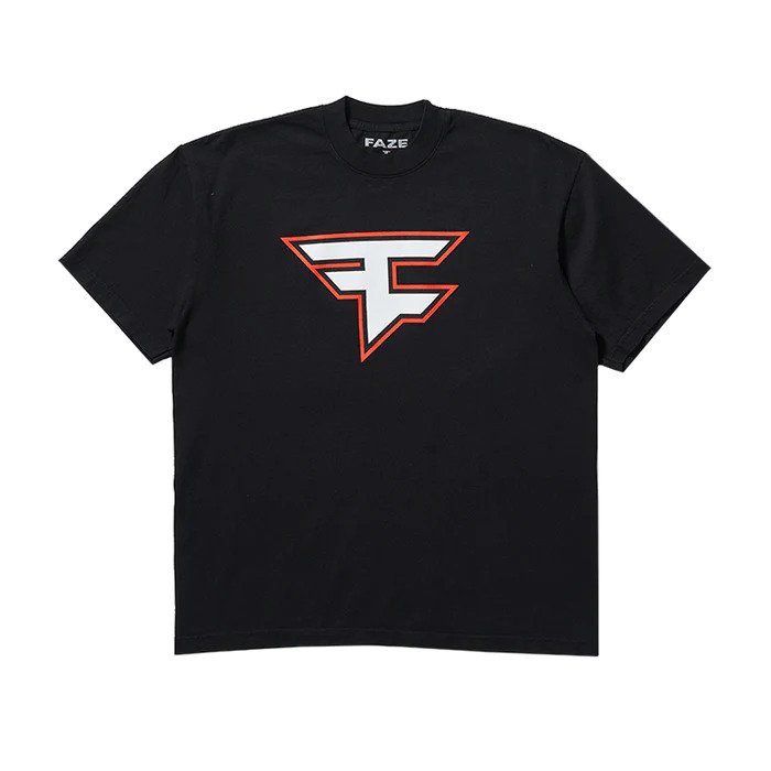 Faze Clan Logo Short Sleeve T-Shirt Black