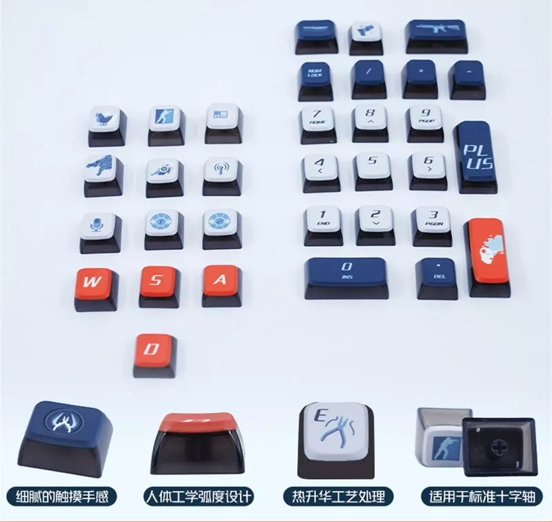 CS Agent Keycap Set