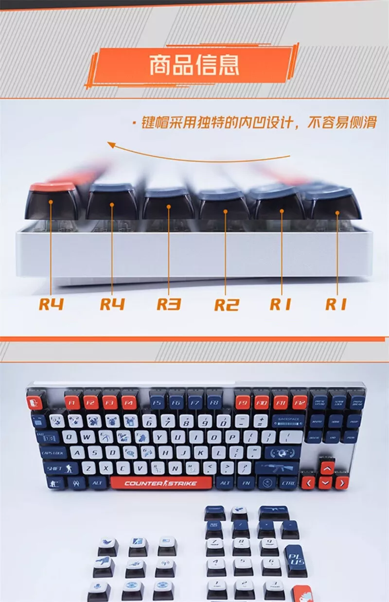CS Agent Keycap Set