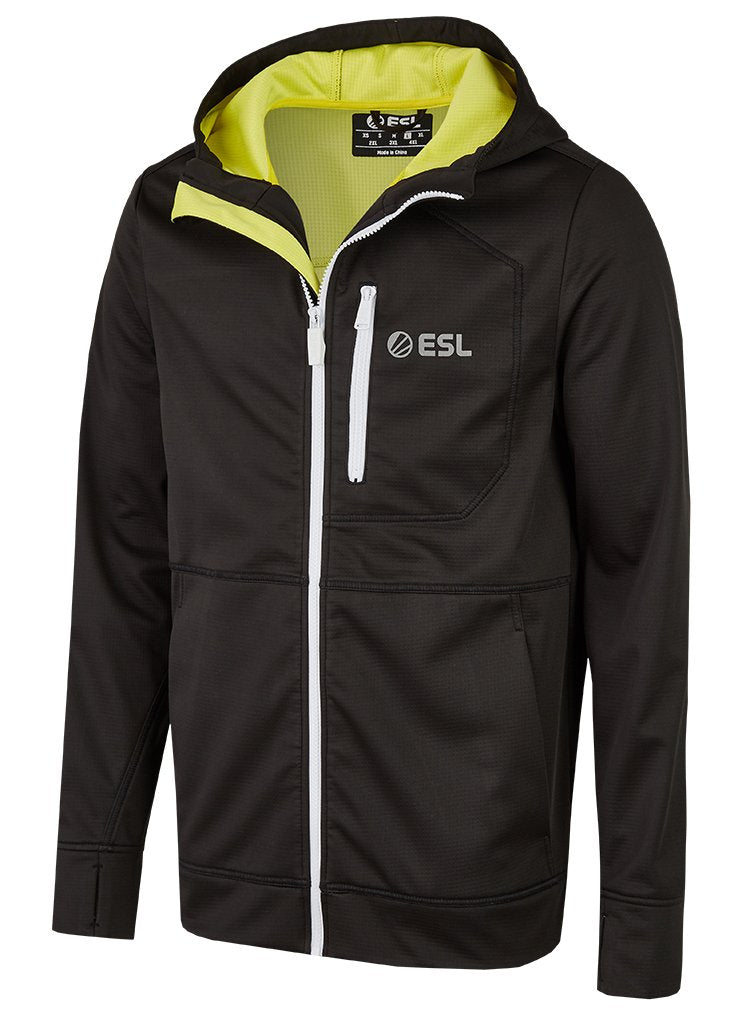 ESL Premium Softshell Zip Jacket Black – ESL Shop
