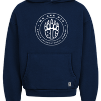 BIG Patch Pullover Hoodie Navy Blue