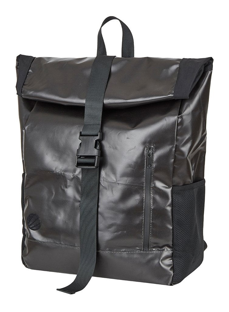 ESL Upcycling Backpack - Minimal Black Edition
